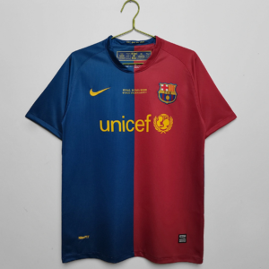 2008/09 season Barcelona Home Retro voorkant